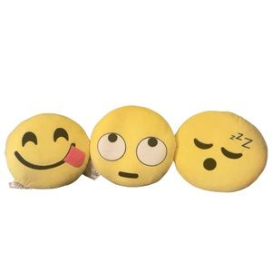 3 Emoji Pillows Bundle